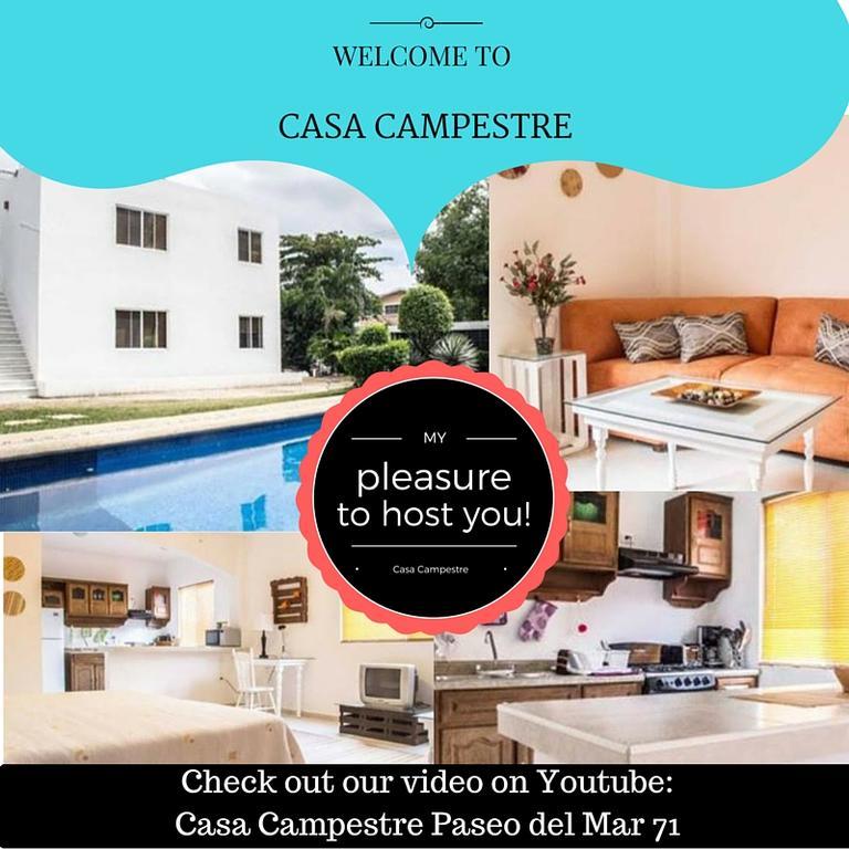 Casa Campestre Apartment แคนคูน ภายนอก รูปภาพ